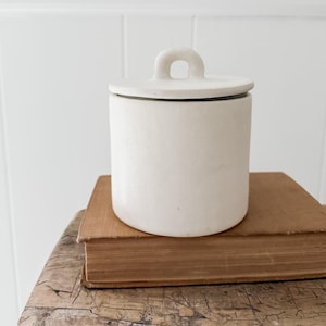 Custom Handmade Ceramic Canisters | Neutral Color Kitchen Storage Jars | Minimalist Pottery Food Containers