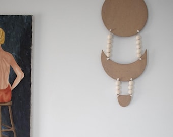 Handmade Ceramic Wall Art Boho Wall Hanging Ceramic Art for Walls Pottery Wall Decor Unique Art Installation Neutral Wall Decor Natural Art