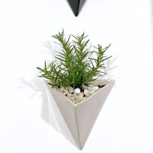 Pyramid Wall Planter Modern Mid Century Home Decor MADE TO ORDER