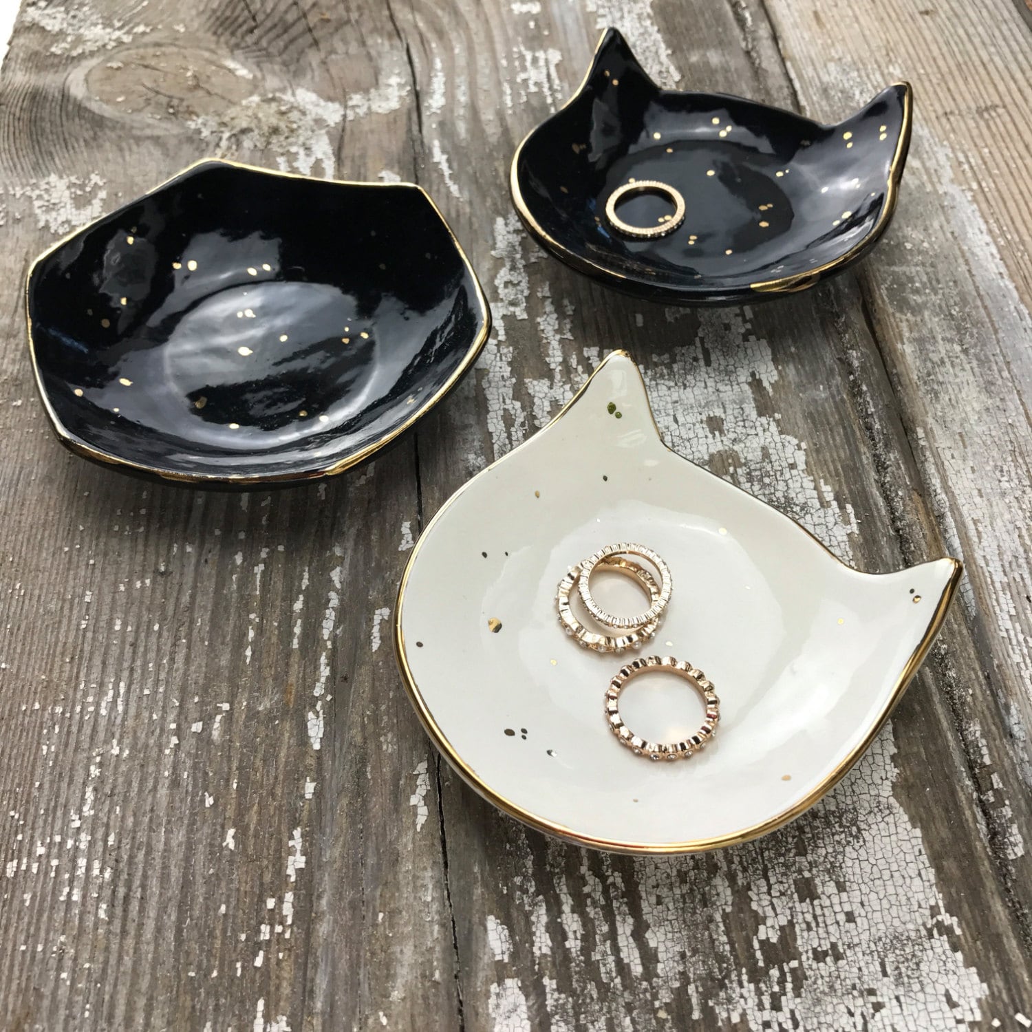 Kitty Cat Bijoux Plat 22K Or