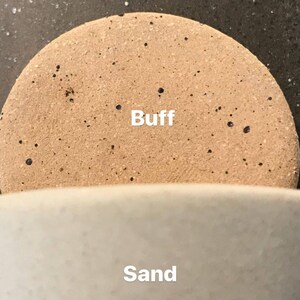 Drip Glaze Mug, Handmade Earthy Ceramic Coffee Mug — Wide Loop Handle Stoneware Cappuccino Mug in Neutral Tones image 3