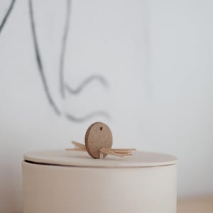Minimal Jewelry Box, Aesthetic Jewelry Box, Ceramic Jewelry Box, Wedding Gift, Ceramic Anniversary Gift, Minimal Gift For Her, Memento Gift image 2