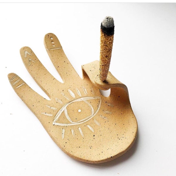 Hamsa Evil Eye Incense Set Good Vibes Incense Positive Vibes Palo Santo Sage Smudge Organic Sandalwood Ritual Natural Meditation Gift Yoga