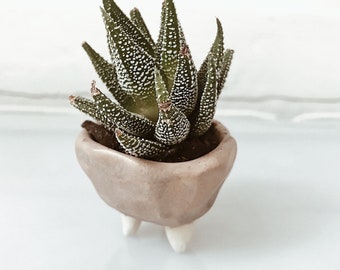 Faceted Tripod Petite Planter