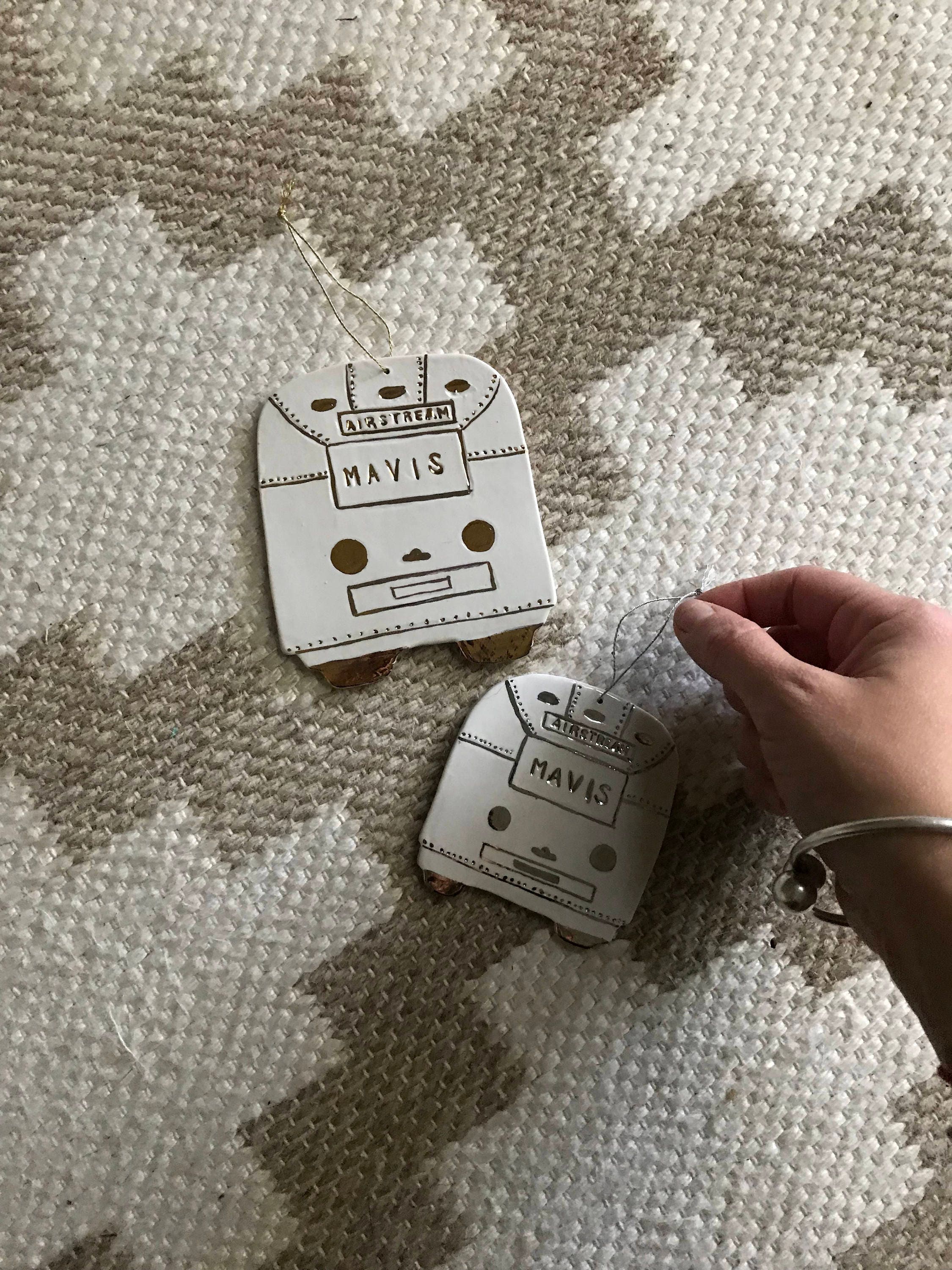 Ornement de Remorque Airstream Personnalisé Cadeau Noël Souvenirs #airstreamornament