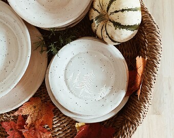 The Pines Rustic Speckled Dinnerware