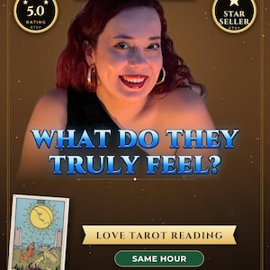 Vad känner de verkligen för mig? Kärlek Tarotläsning, Dolda känslor, Samma timme