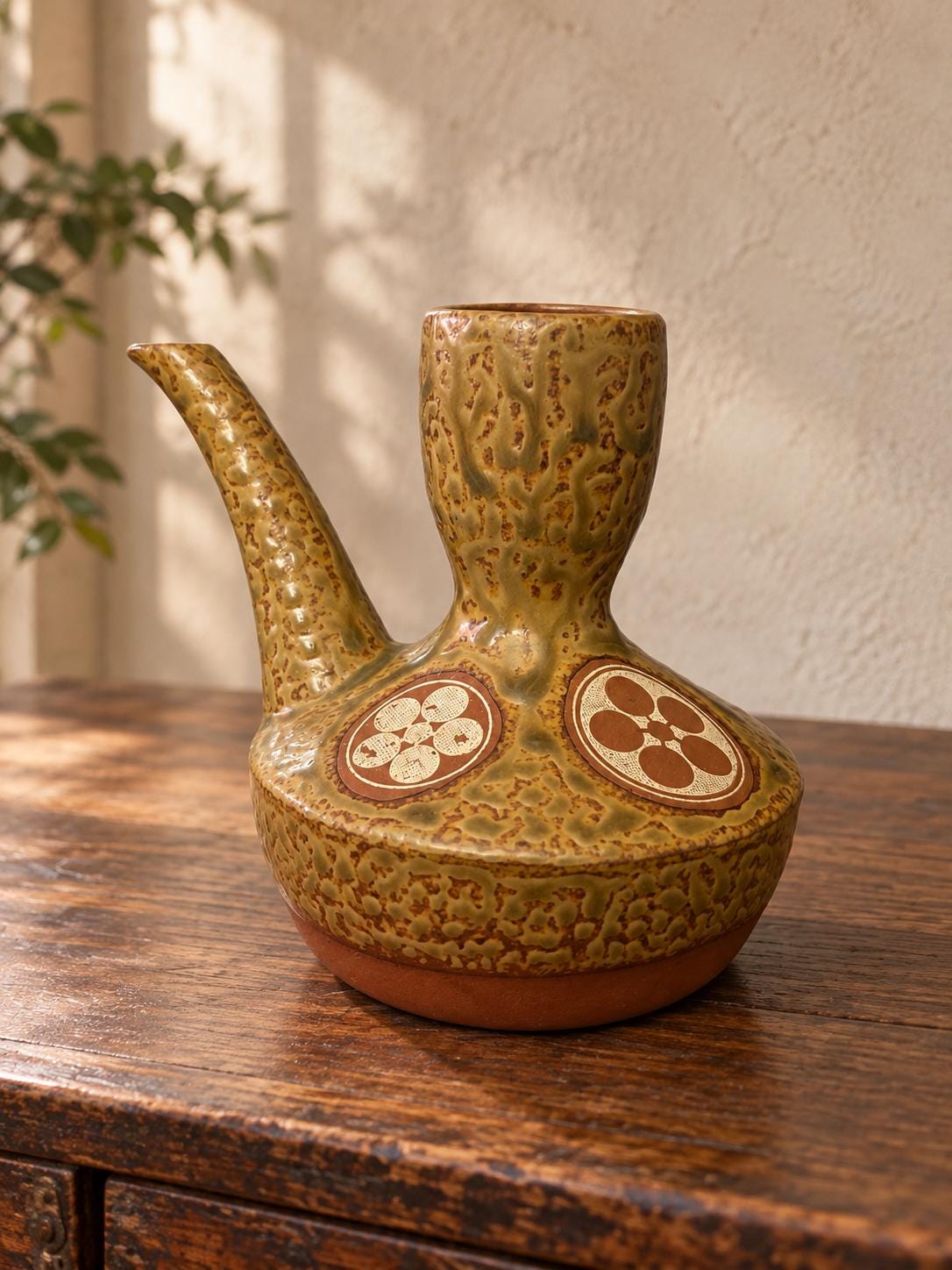 Japan Pottery Flask - Etsy