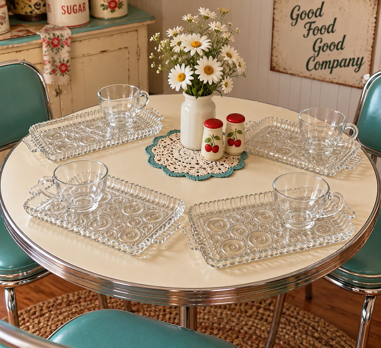 Vintage 50's Glassware - Etsy