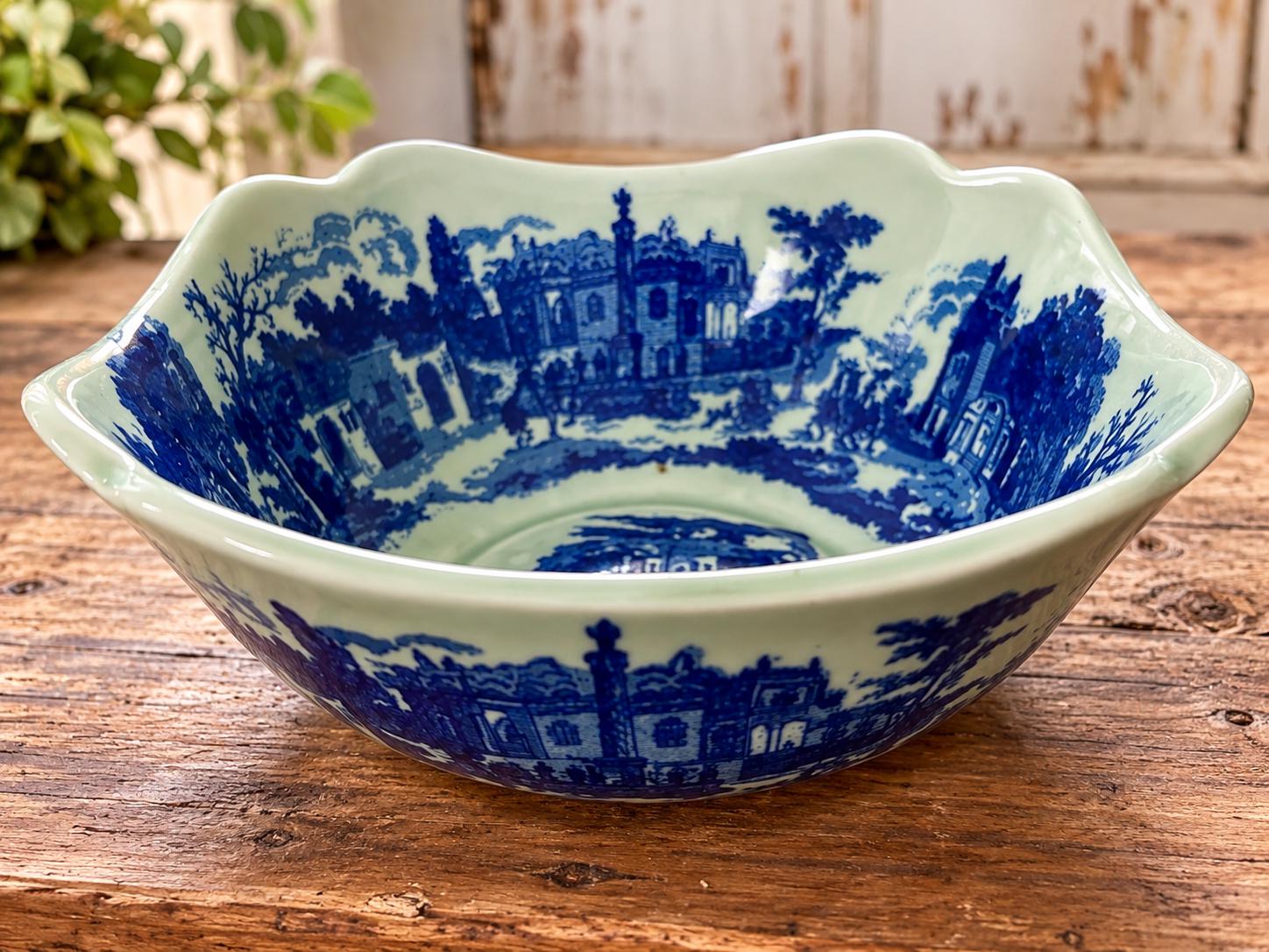 Antique Chinese Blue Bowl - Etsy