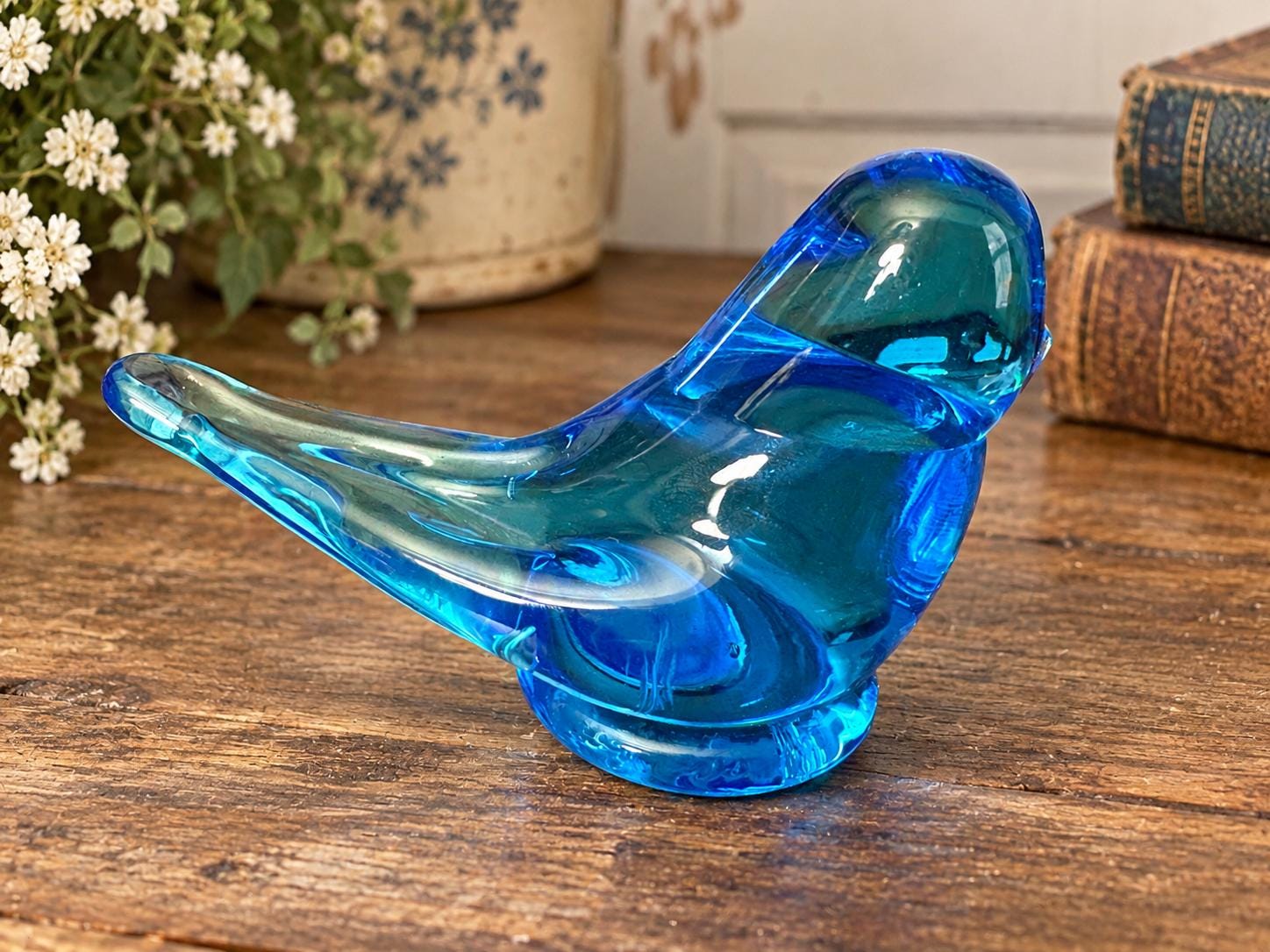 Vintage Art Glass Signed - Etsy