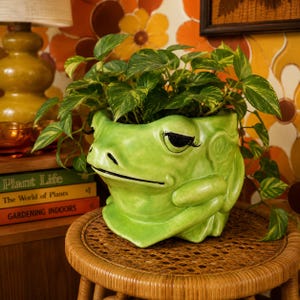 Vintage Planter Pot 60s 70s - Etsy