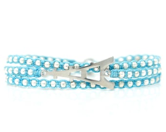 Turquoise Eiffel Tower Bracelet