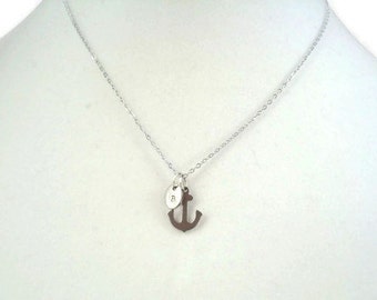 Personalized Anchor Necklace