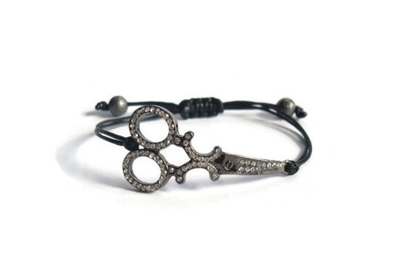 Hair Stylist Bracelet Shears Bracelet Hairdresser Jewelry Etsy