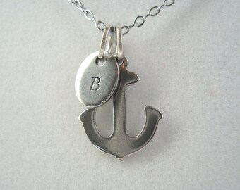 Personalized Anchor Necklace