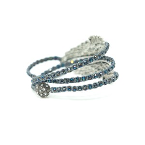 Angel Wing Bracelet, Wrap Stack Bracelet bild 4