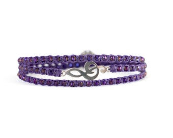 Purple Music Bracelet