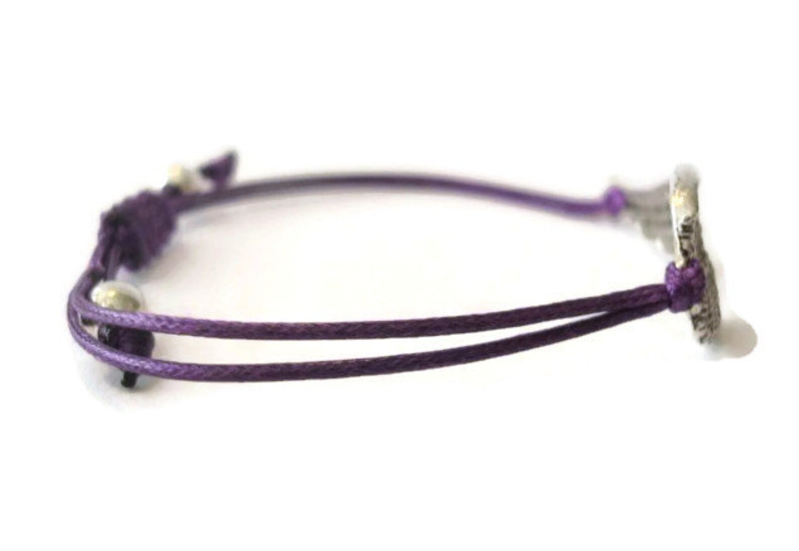Purple Angel Wing Bracelet, Wing Bracelet, Angel Wing Charm Bracelet - Etsy