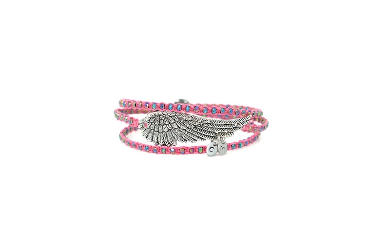 Wing Bracelet Angel Wing Bracelet Stack Bracelet Wrap Bracelet