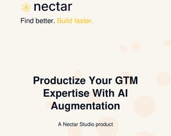 Zet uw GTM-expertise om in een commercieel product met AI-ondersteuning - Digital Playbook
