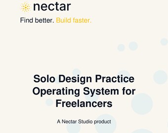 Solo Design Practice Operating System for Freelancers - Digital Operating_System
