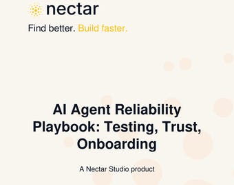 AI Agent Reliability Playbook: Testing, Trust, Onboarding