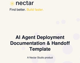 AI Agent Deployment Documentation & Handoff Template