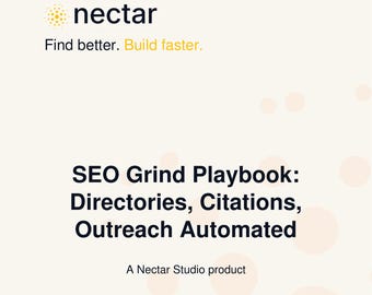 Podręcznik SEO Grind: katalogi, cytowania, zautomatyzowany zasięg