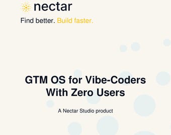 GTM OS for Vibe-Coders With Zero Users - Digital Operating_System