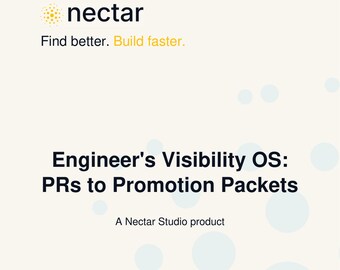 Engineer's Visibility OS: PRs to Promotion Packets - Digital Operating_System