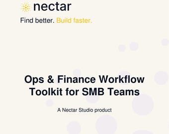 Ops & Finance Workflow Toolkit for SMB Teams - Digital Template