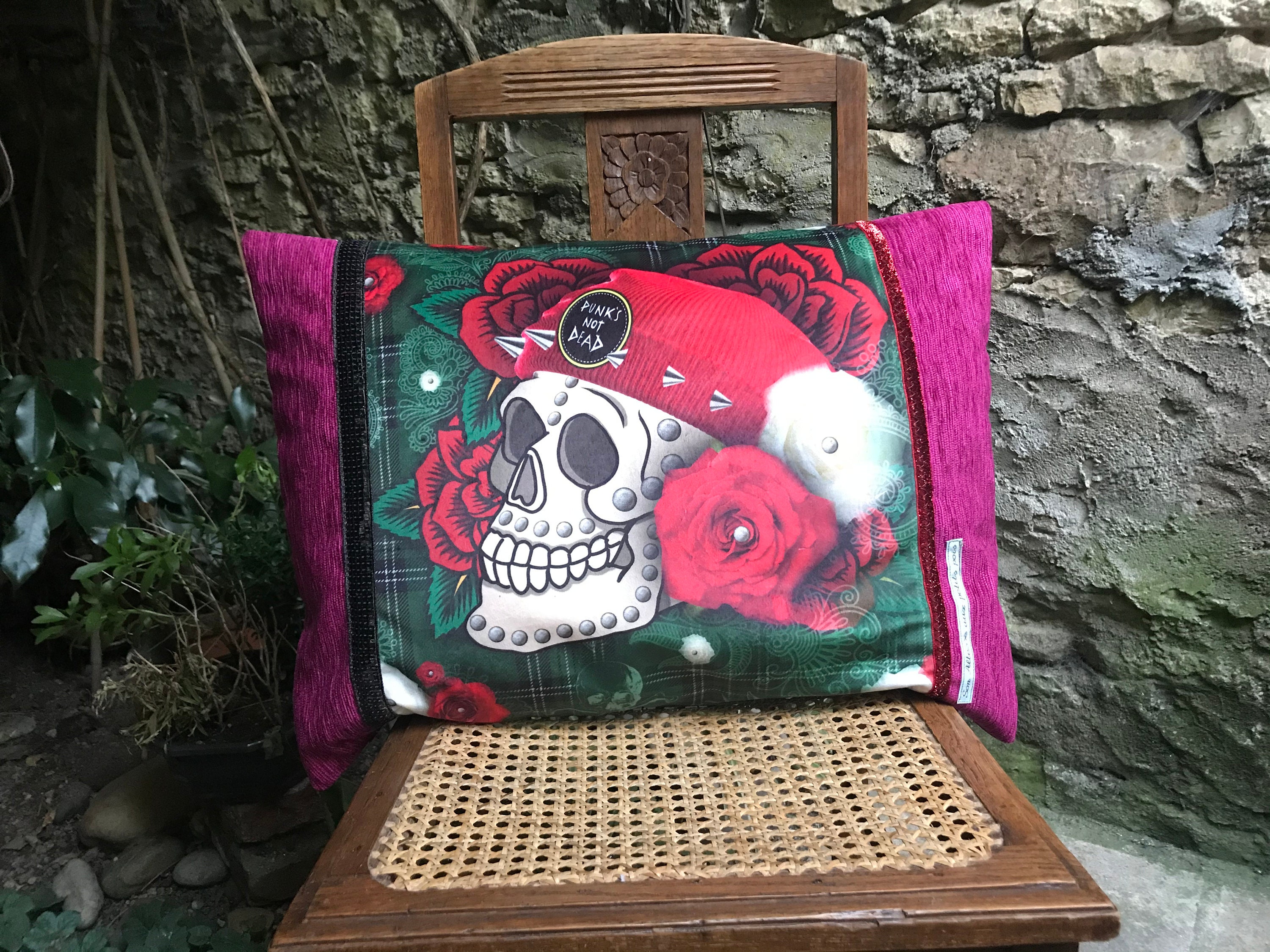 Coussin Tête De Mort
