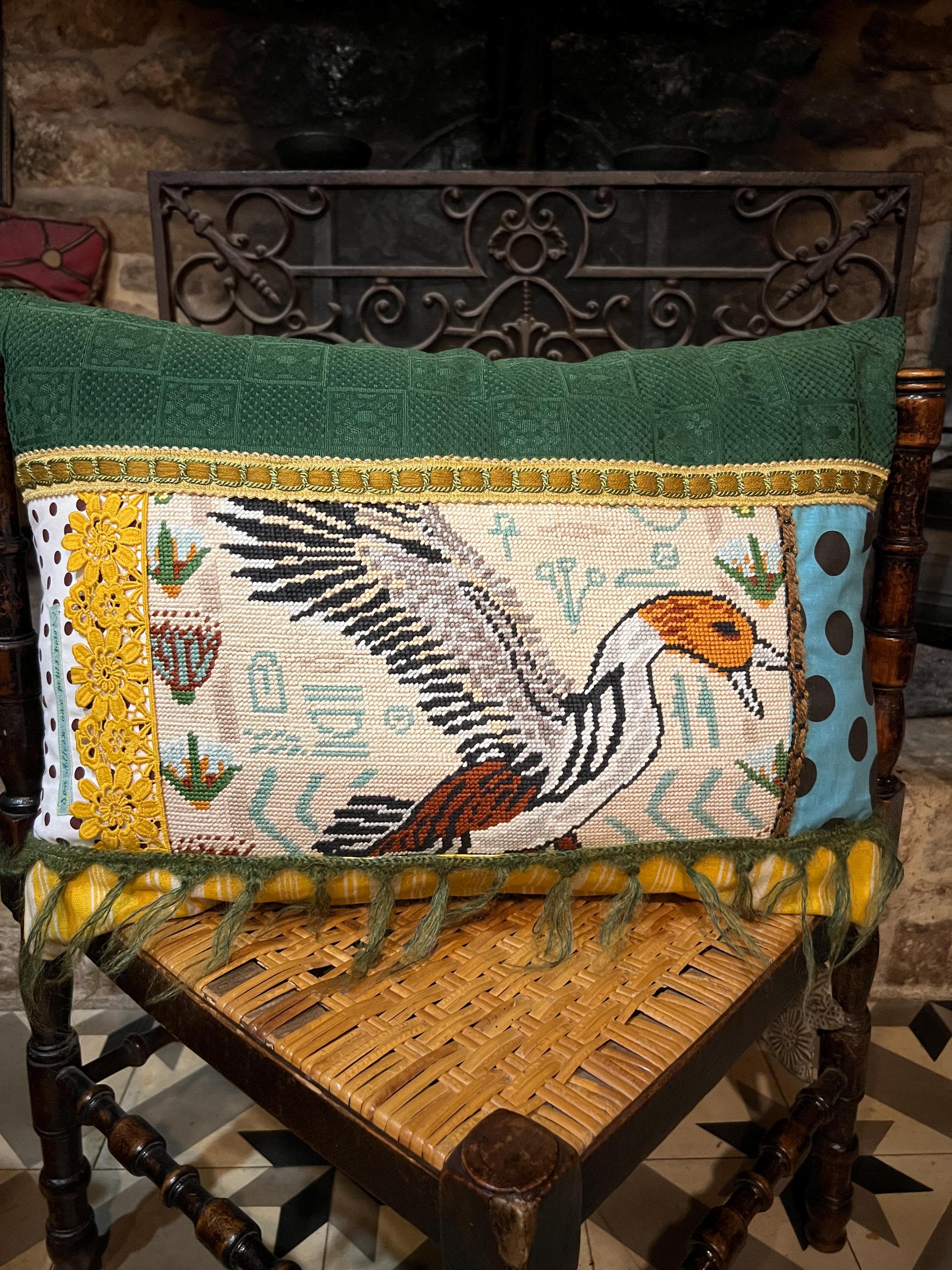 Kit Coussin Canevas - White rabbit - Collection d'art