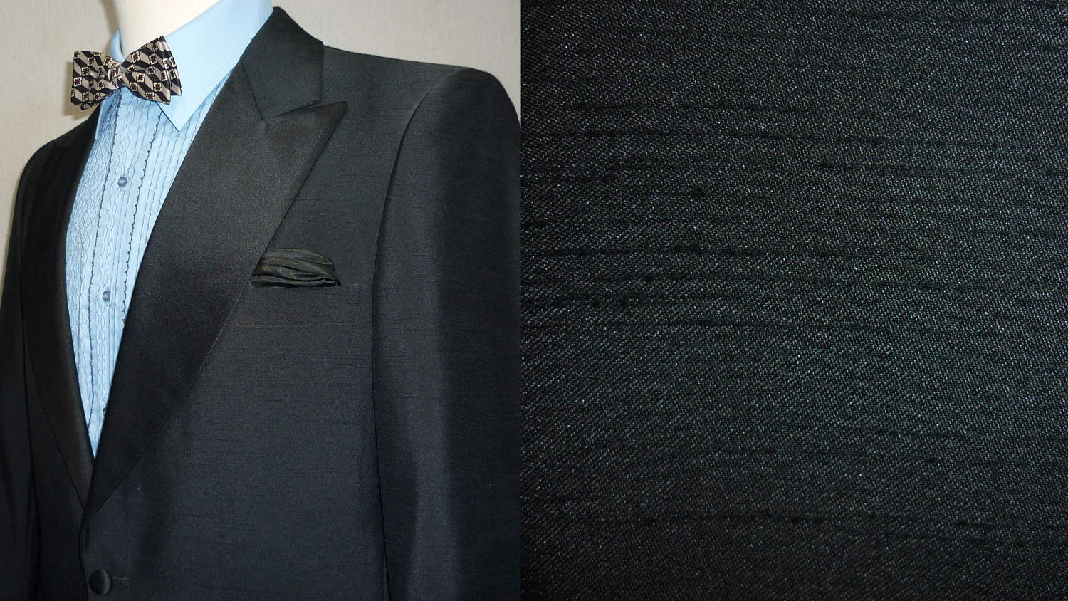 Vintage Classic Oversized Peak Lapel Tuxedo Jacket 1970's Vintage Classic Oversized Peak Lapel Tuxedo Jacket 1970's
