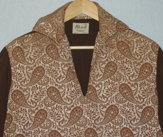 1960s Shirt / M / Psychedelic Shirt / Paisley / M… - image 2