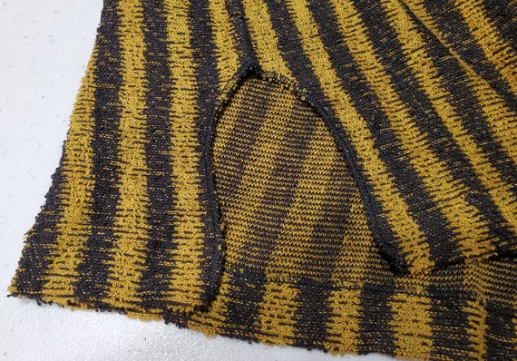 NOS Vintage 1950s 1960s Vertical Tiger Stripe Boa… - image 9