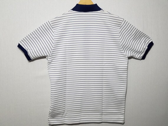 NOS Vintage 1960s IZOD Men's Striped Knit Polo Sh… - image 4