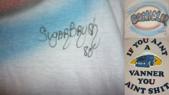 Vintage 1970s Airbrush T Shirt / XS - S - M / 35"