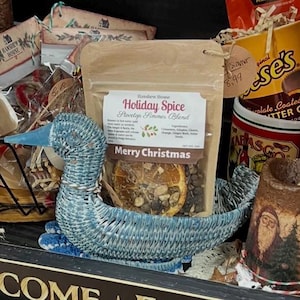 Holiday Spice Christmas Simmer Pot Blend, Dried Orange & Spices, Stovetop Potpourri, Farmhouse Holiday Home Fragrance
