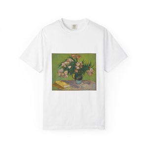 Vincent van Gogh Oleander-Kunst-T-Shirt, Comfort Colors Heavyweight Tee Bild 1