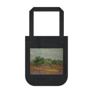 Olivos de Vincent van Gogh - Bolso de lona resistente imagen 1