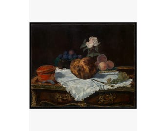 The Brioche by Edouard Manet - Fine Art Poster