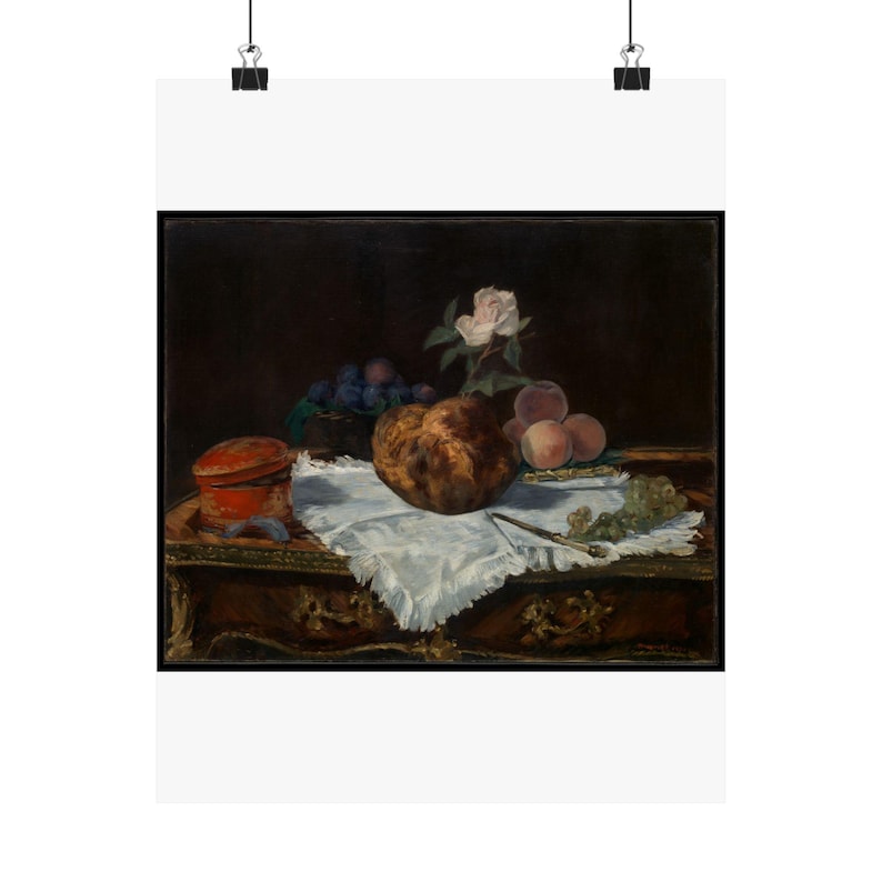 El brioche de Édouard Manet - Póster de Bellas Artes imagen 1