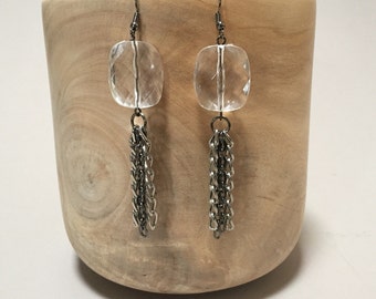 Dangle earrings - Repurposed