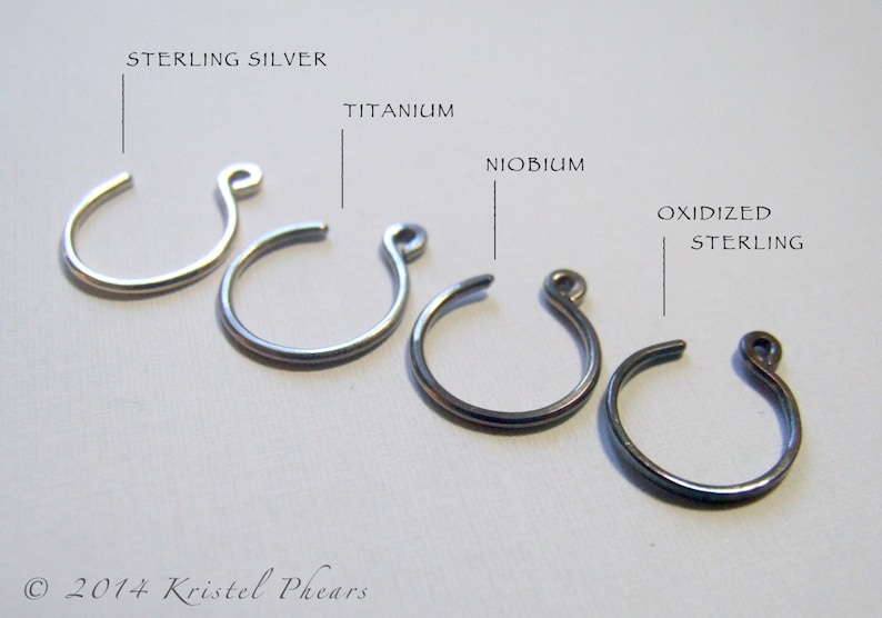 Tiny Sterling Hoops silver hoops reverse hoop earrings eco-friendly recycled simple lightly hammered 1/2 10mm 12mm unisex image 5