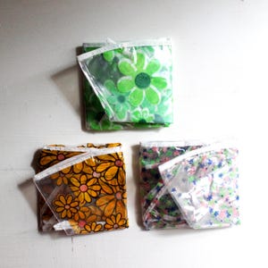 Vintage 1960s Rain Hats New Old Stock in original packaging