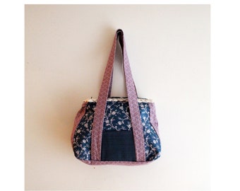 handsewn purse / craft supply / work bag