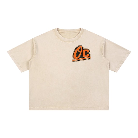 Orange County Mineral Wash Boxy Cotton T-Shirt