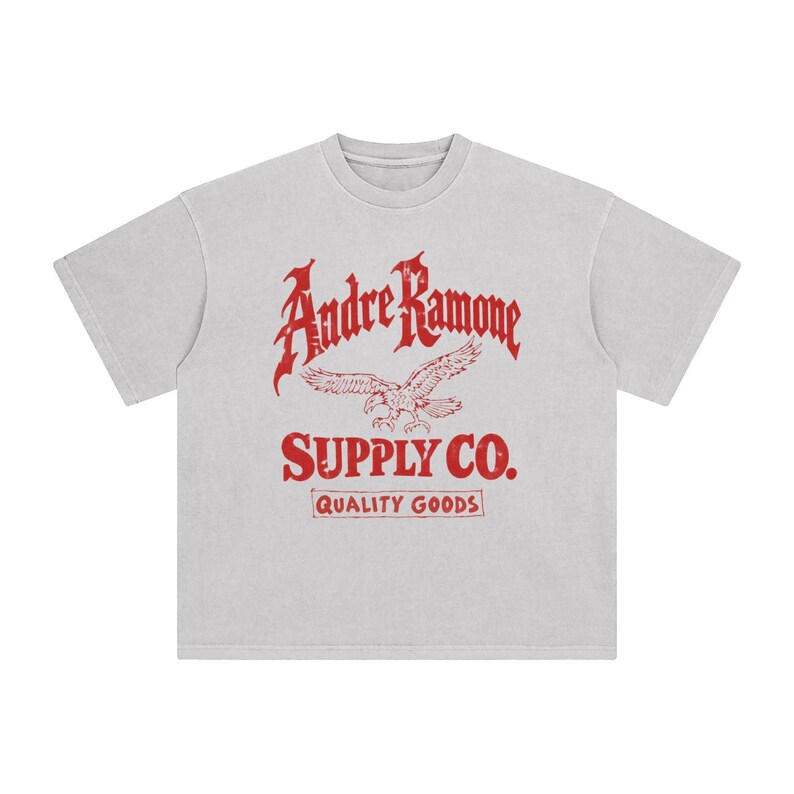 Andre Ramone Supply Co. Eagle — Enzyme Washed T-Shirt